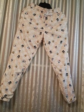 Hello Kitty Kids Beige Character Print Pajama Pants